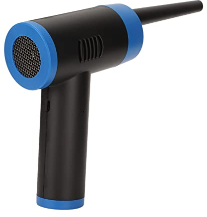 Soplador de Polvo Eléctrico Sin Cable, Motor de 70000RPM, Diseño Giratorio de 90°, Batería de 7500mAh y Carga Tipo C, Cuchilla Oculta, Plumero de Aire Comprimido para Limpiar El Coche, El Teclado