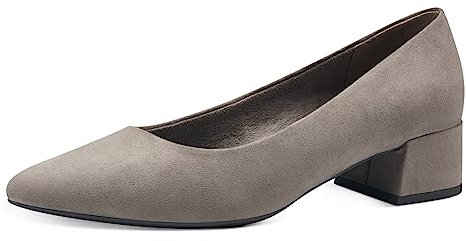 MARCO TOZZI Damen Spitz Niedriger Absatz, Braun (Stone), 38