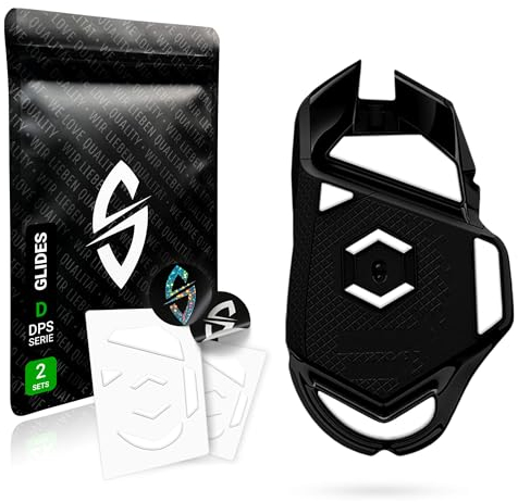 SensoryBoost DPS Glides (2er Set) für Logitech G502 Kabel Version - Ultra Schnell, Abgerundet, Niedrige Reibung, Hochwertig, Langlebig - Ersatz-Mausfüße, Skates - Gaming Maus Upgrade Zubehör