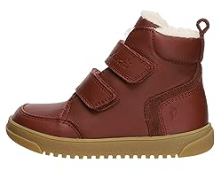 Lurchi Jungen Mädchen MILIO-TEX Barefoot Halblange Stiefel, Bordo, 24 EU