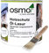 OSMO Holzschutz Öl-Lasur. 2,5l + Flächenstreicher Pinsel von Pfahler (906 Perlgrau transparent)