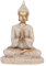 Kleine Buddha Statue, Meditation Buddha Figuren, 8 cm, Deko Figur Buddha Statue aus Harzig, Mini-Dekorationsbuddhas, Buddha Deko, Für Zuhause, Desktop Dekoration, Ornament(Ein Gold)