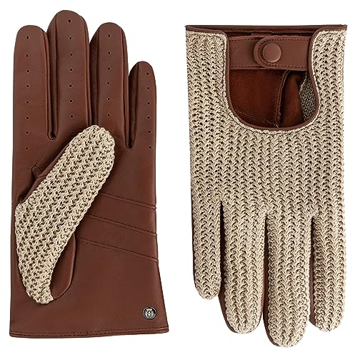 Roeckl Le Mans Autofahrer Handschuhe, saddlebrown, 8.5