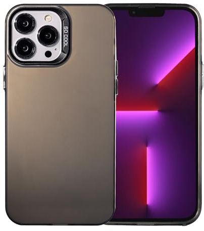 AKABEILA Case for iPhone 13 Pro Max Phone Case Laser Holographic Glitter Bling Women Girls Soft TPU Hard PC Slim Thin Shockproof Protective Cover 6.7 Inch Black