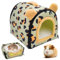 Meerschweinchen Haus, Meerschweinchen Betthöhle Warmes Hamsterhaus, Kleintierbett Meerschweinchen Bett Kuschelhöhle Betthöhle Waschbar Kaninchen Kuschelhöhle Für Zwergkaninchen Chinchillas Bartagamen
