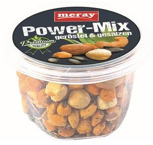 Meray Power-Mix Nusskernmischung mit Chilimais geröstet & gesalzen, 24er Pack (24 x 100g)