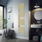 Warmehaus 1800 x 500mm Designer Heated Towel Rail Bathroom Ladder Radiator Warmer Brushed Brass