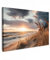MuchoWow© Leinwand Groß 120x80 cm XXL Deko Schlafzimmer Aesthetic Leinwandbilder Wohnzimmer Gemälde Foto Geschenk Living Room Decoration Strand - Dünen - Meer - Sand - Strandhafer