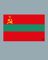 WHATABUS Transnistrien Flagge Aufkleber - Länderflagge als Sticker 8,5 x 5,5 cm WF203