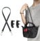longchamp Schultergurt，Geldbörse Riemen Crossbody Verstellbarer Ersatz für Long Champ Le Pliage Original Mini Pouch Strap (Schwarz-B)