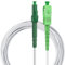 LovYiu Glasfaserkabel LC APC auf SC APC 10M, LWL Patchkabel Singlemode Simplex 9/125μm FTTH Lichtwellenleiter Glasfaser Kabel Fritzbox, Weiß, 10 Meter