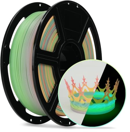 FLASHFORGE Hochgeschwindigkeits-PLA-Filament, 1,75 mm, 500 mm/s, Hochgeschwindigkeitsdruck, schneller 3D-Drucker-Filament, für schnelles Drucken, 1kg (Leuchtende Melodie)