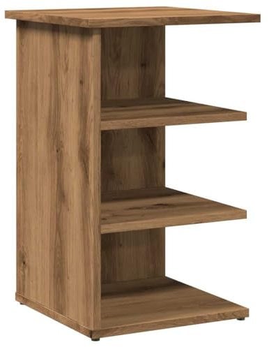 vidaXL Sideboard Artisan-Eiche 35x35x55 cm Holzwerkstoff, Schrank, Lagerschrank, Home Organizer, Schränkchen, Beistellschrank, Wohnzimmerschrank