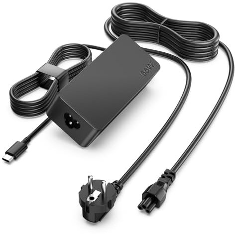 USB C Laptop Ladegerät 65W Lenovo Ladekabel Laptop für Lenovo ThinkPad Yoga Chromebook MacBook Pro/Air HP Spectre Asus Acer Samsung Google Huawei, auch kompatibel mit 45W Typ C Netzteil Adapter