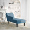 Genérico Wenjingqi-4009791 Chaiselongue mit Armlehnen, rechts, Samt, Blau