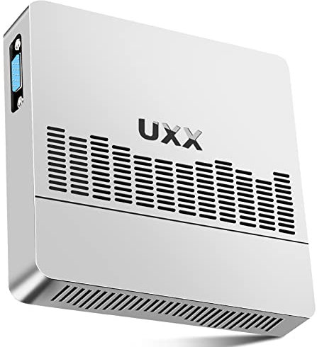 2025 Mini PC Supporto 512GB SSD Expansion, N3350 Business Desktop Computer 64GB eMMC, Small PC Gaming 4K IPS HD UHD Dual Display, BT, 2.4/5G WiFi, USB 3.0, per Ufficio/Casa-Silbrig