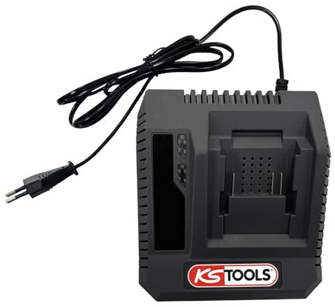 KS TOOLS - 515.4703F - Chargeur de Batterie - Chargeur 18v Rapide - 4A