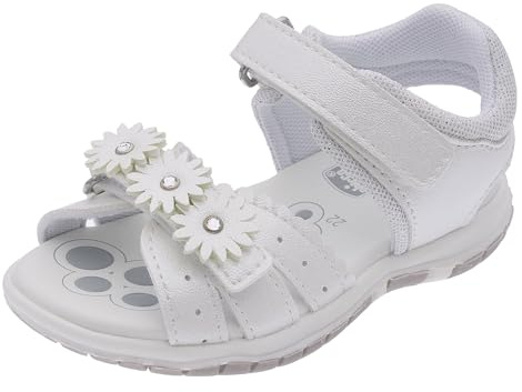 Chicco, Mädchen Sandalen, mit doppeltem Klettverschluss, Mädchen Schuhe, Designed in Italy