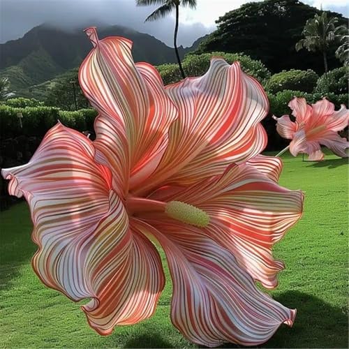 Mysteriöse magische Glühbirne,Winterhart zwiebeln, 2025 Winterhart pflanzen, Blumenzwiebel Mix-1 Hibiskus Knollen-F