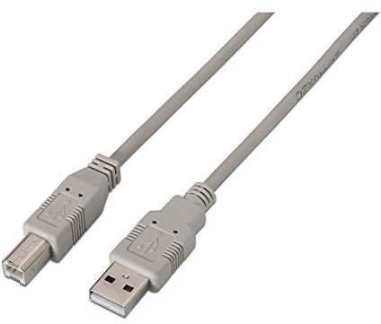 Aisens Cable Usb 2.0 Impresora. Tipo A/M-B/M. Beige. 1.8M