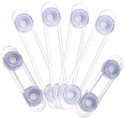 Bambino Chiusure di Sicurezza Cinghia Serrature di Sicurezza per Armadietto, Armadietti, Cassetto, Armadio, Guardaroba, Apparecchio, Poltrone, Frigorifero, 12 Pezzi Kit Sicurezza Bambini Casa