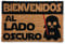 KOKO DOORMATS Zerbino ingresso casa in Fibra di Cocco “Bienvenidos al lado Oscuro” | Tappeto Ingresso Esterno con Base Antiscivolo in PVC | Design Simpatico da 40x60 cm per Porta d’Ingresso