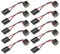 H HILABEE 10PCS 6cm PC Speaker Intern Lautsprecher Computer Speaker Mainboard BIOS Buzzer, Schwarz