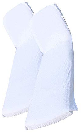 rismart Baumwolle Strand Handtuch Liege Matte Tragbar Sessel Deckel Mehrere Taschen Ultra Saugfähig zu Becken Schwimmen Strandausflüge Weiß d