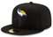 New Era Minnesota Vikings NFL Elements 2.0 Black 59fifty Cap 7 1/8-57cm (M)