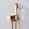 Rubinetto Per Bidet Rubinetto Per Doccia In Ottone Miscelatore Per Rondella Miscelatore Per Acqua Calda Fredda Gru Quadrato Per Doccia Spruzzatore Rubinetto Per Wc Rubinetti Per Wc Oro polacco