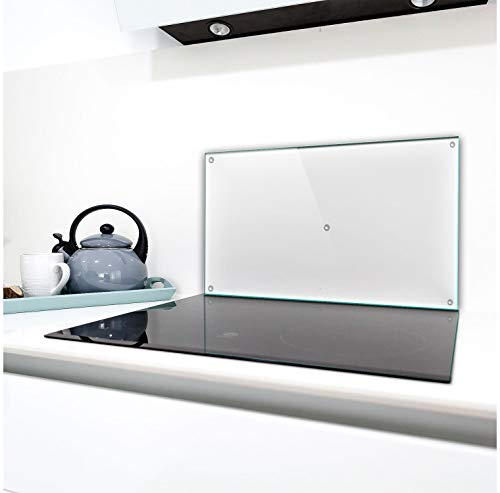 TMK ArtDeko - Abdeckung Ceranfeld – Herdabdeckung 1 Teilig 90x52 cm – Robust, Hygienisch & Rutschfest – Herdplatten Abdeckungen – Schutz & Zusätzliche Arbeitsfläche – Vielseitige Nutzung