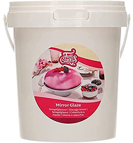 FunCakes Mirror Glaze: Glasur für Kuchen, perfekt zum Dekorieren von Kuchen, Glasurglasur. 900 g.