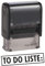 Selbstfärber Imprint/Lagertext – To Do Liste - von Kaufhaus2010 - Lagertextstempel zur Kennzeichnung von Dokumenten 37 mm lang
