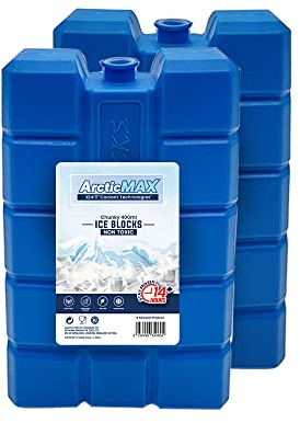 Chunky Ice Blocks 400ml x 2 – Coolant that simply stays frozen for longer – 14+ Hrs Chilled - BEVERAGES done RIGHT for longer