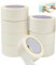 GOYADA 8 PCS Masking Tape Painting Tape, 50M x 50MM Masking Tape for Painting, Self-Adhesive Painters Tape, Low Tack Masking Tape for Decorating Models Walls, Labelling Crafts Packing (White)