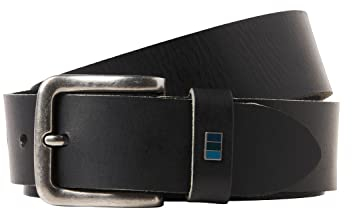 Jack & Jones Herren JACFLAG Leather Belt NOOS Gürtel, Black, 95