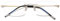 VEVESMUNDO Randlos Titan Lesebrille Anti Blaulicht Ultraleicht Metall Blaulichtfilter Sehhilfe Lesehilfe Brillen Ohne Rahmen für Herren Damen (1 Stück Gold, 2.0)