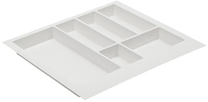 GTV - Cassetto Axispace I portaposate per cassetti, portaposate, cassetto da cucina, in plastica, portaposate, bianco, 540 x 472 mm