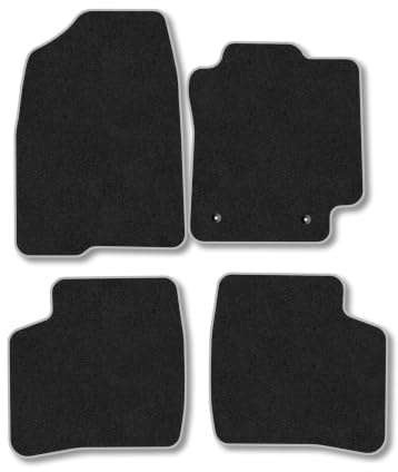 Fits Toyota Prius (2004-2009) [Full Hybrid] Carpet Car Floor Mats | Tailored Fit Heavy-Duty Rubber Floor Mats Premium Durable Waterproof Custom Fit Water Resistant Easy-Clean