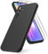 Vansdon Funda Compatible con Samsung Galaxy A54 5G, 2 Unidades Protector Pantalla Cristal Templado, Silicona Líquida Gel Ultra Suave Funda- Negro