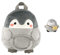 harayaa Pinguin-Rucksack, Plüschtasche, Y2K, niedlicher Tier-Rucksack, leicht, Umhängetasche, Spielzeugtaschen, Reiserucksack für Teenager, Männer, mit Anhänger