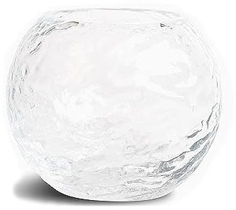 ByOn Vase Teelicht Babbly aus Glas in der Farbe Klar, Größe: S, 5280604800