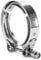 Dioche V Band Clamp 3 Inch Exhaust, V Band Clamp Turbocharger Exhaust Downpipe Stainless Steel Universal Car Accessories for Turbocharger Exhaust