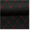 Kunstleder Polsterstoff Gesteppt Kaschiert Meterware Möbelstoff Dekostoff, Schwarz, Für Polstermöbel, Handwerk (Size: 1.4×1m/4.59x3.28ft) (Color: Black 2)
