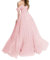 HPPEE Robe de bal longue à épaules dénudées en tulle pailleté Robe de soirée formelle WYX486 Rose Taille 39