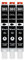 3 XXL Druckerpatronen kompatibel zu CLI-551 BK Schwarz für Canon PIXMA IP7250 IP8750 MG5450 MG5550 MG5650 MG6350 MG6450 MG6650 MG7150 MG7550 MX725 MX925 IX6850