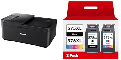 Canon PIXMA TR4750i 3-in-1 Abonnement Drucker für das Homeoffice, Kopierer, Scanner & PG-575XL CL-576XL 575 XL 576 XL Multipack Wiederaufbereitet Druckerpatronen