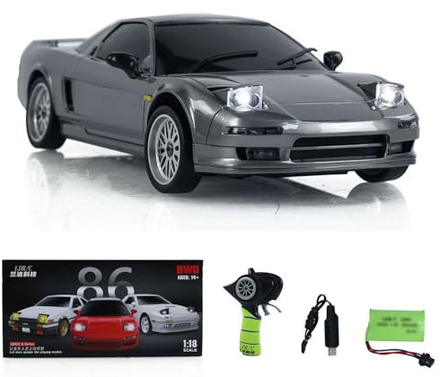 wheelfun 1/18 RWD RC Rennfahrzeug Drift Auto 4x2 Elektrische Fahrzeuge Modell Kreisel LDRC LD1803 für Erwachsene