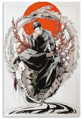 Suguru Geto Kunstposter Wandkunst Bild Malerei Poster Leinwanddruck Poster Kunstwerke Raumdekor 30 x 45 cm