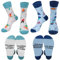 Chalier Cozy 2 Paar Lustige Socken Ski Geschenke Fun Neuheit Socken Baumwoll Ski Geschenk Für Männer Freund Weihnachts Geburtstag, Einheitsgröße